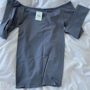 Free people Off shoulder long sleeve top NWT